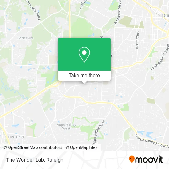 The Wonder Lab map