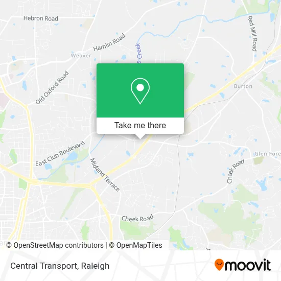 Central Transport map