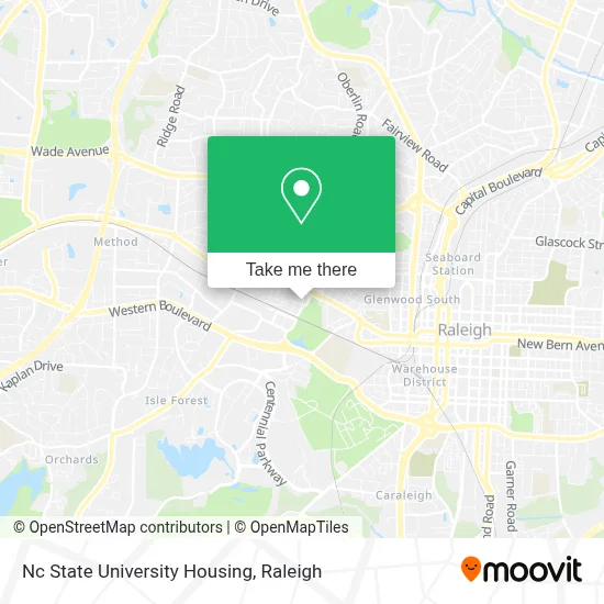 Nc State University Housing map