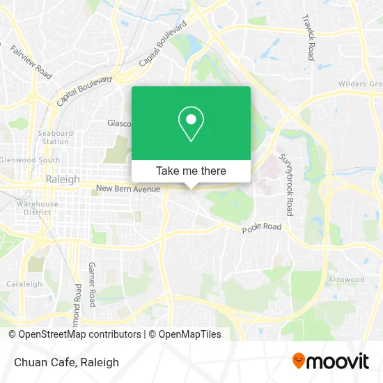 Chuan Cafe map