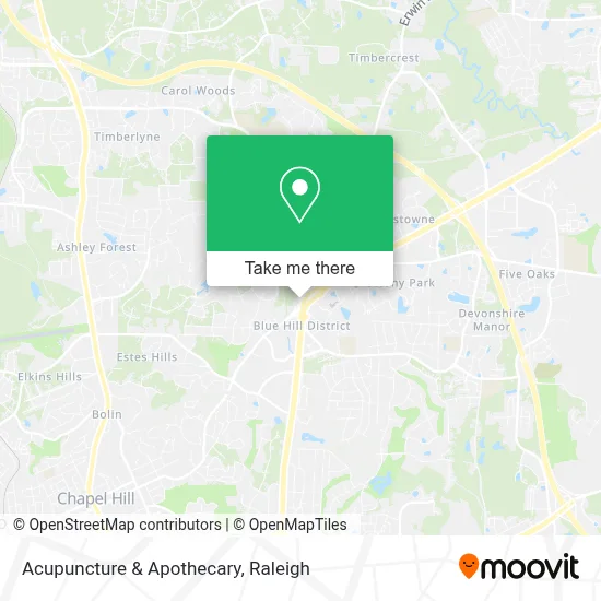 Acupuncture & Apothecary map
