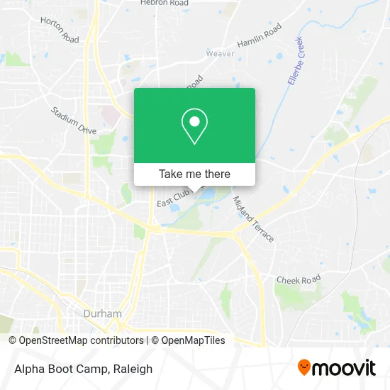 Alpha Boot Camp map