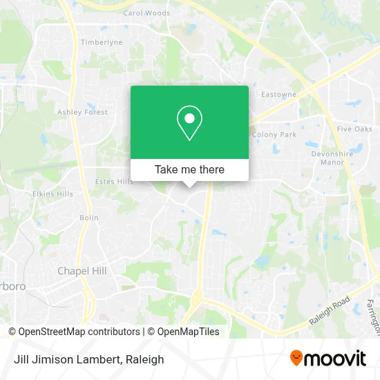 Jill Jimison Lambert map
