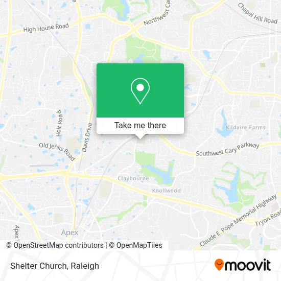 Shelter Church map