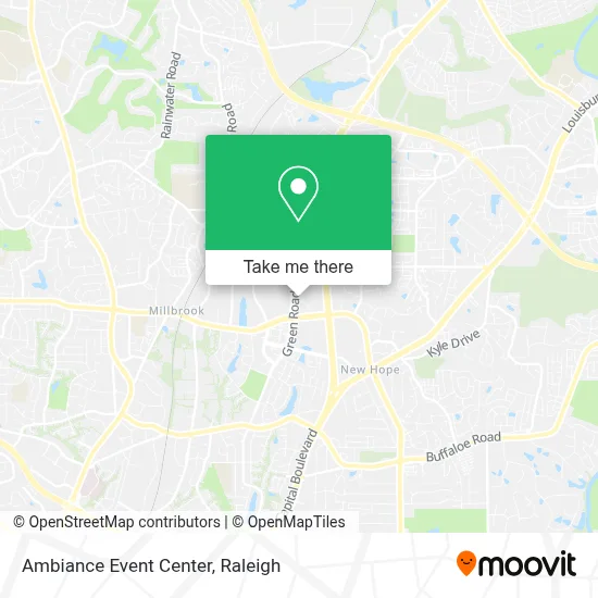Ambiance Event Center map