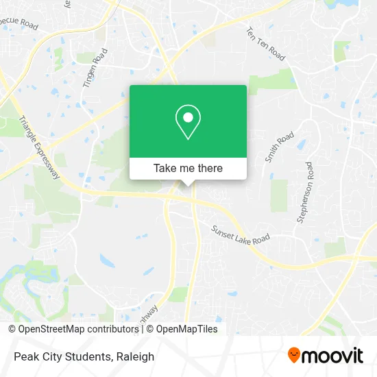Peak City Students map