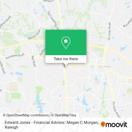 Edward Jones - Financial Advisor: Megan C Morgan map