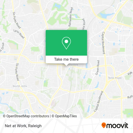 Net at Work map