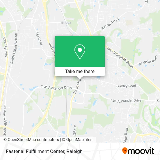 Fastenal Fulfillment Center map