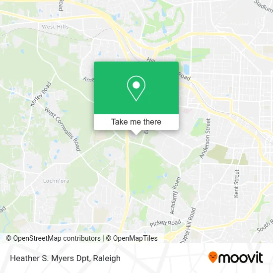 Heather S. Myers Dpt map