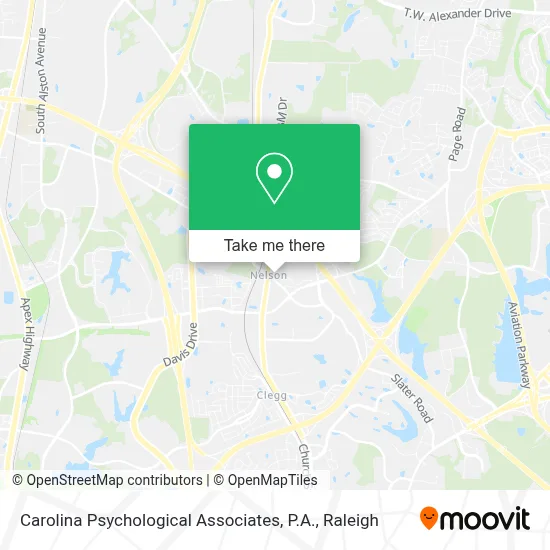 Carolina Psychological Associates, P.A. map