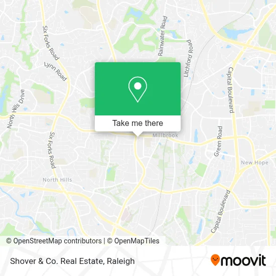 Shover & Co. Real Estate map