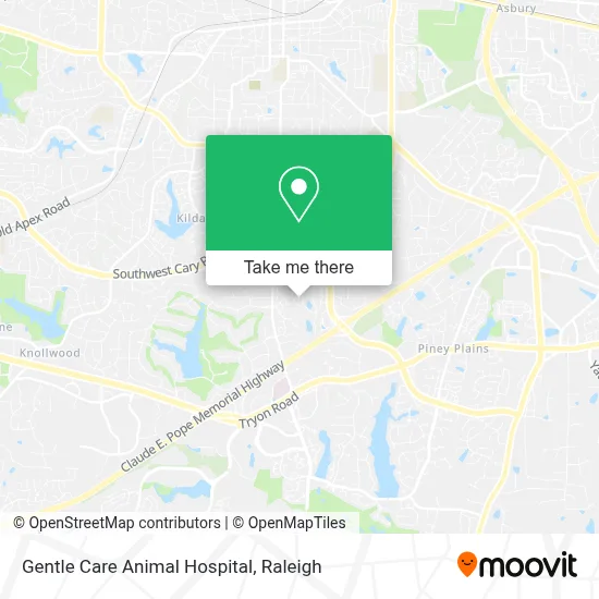 Gentle Care Animal Hospital map