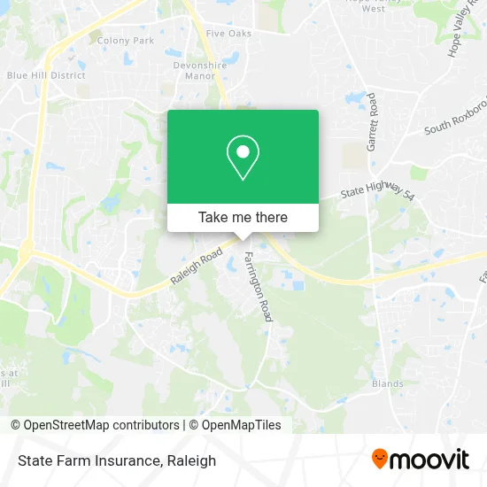 State Farm Insurance map