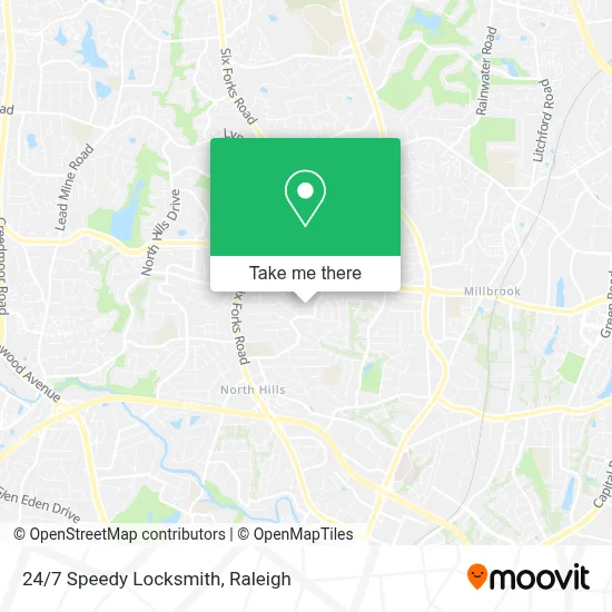24/7 Speedy Locksmith map