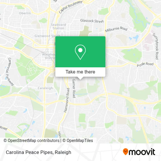 Carolina Peace Pipes map