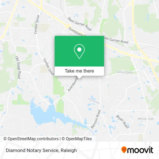Diamond Notary Service map