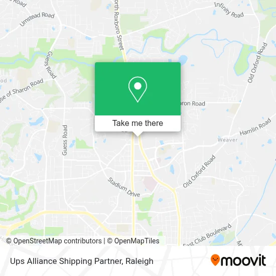 Ups Alliance Shipping Partner map