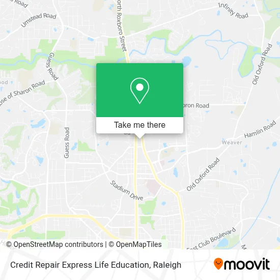Credit Repair Express Life Education map