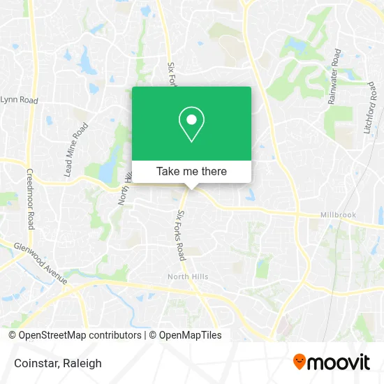 Coinstar map