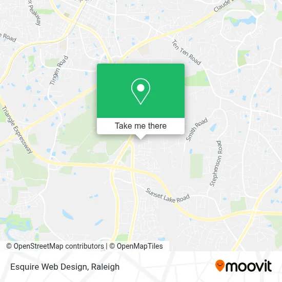 Mapa de Esquire Web Design
