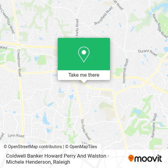 Coldwell Banker Howard Perry And Walston - Michele Henderson map
