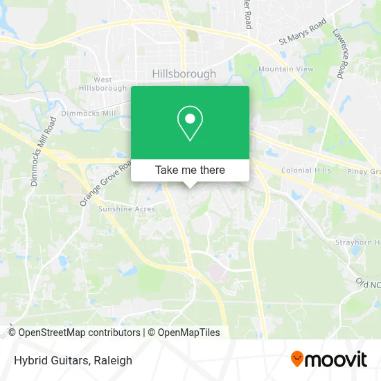 Hybrid Guitars map