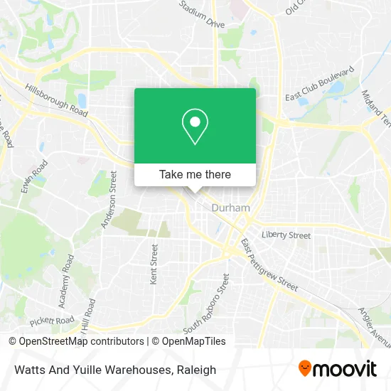 Watts And Yuille Warehouses map