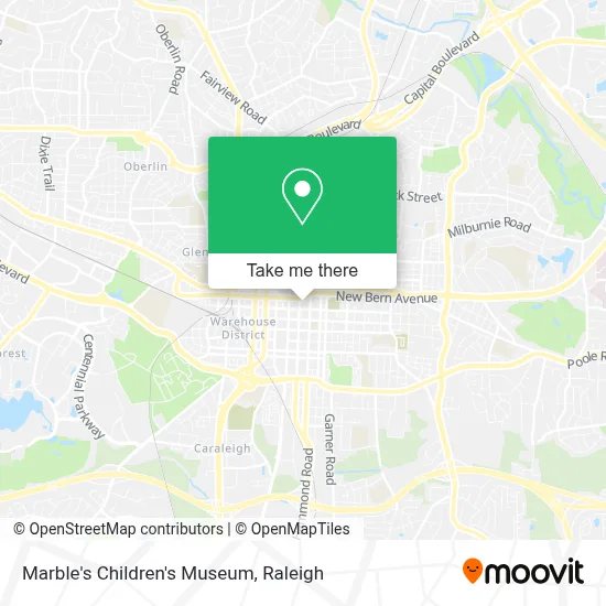 Marble's Children's Museum map