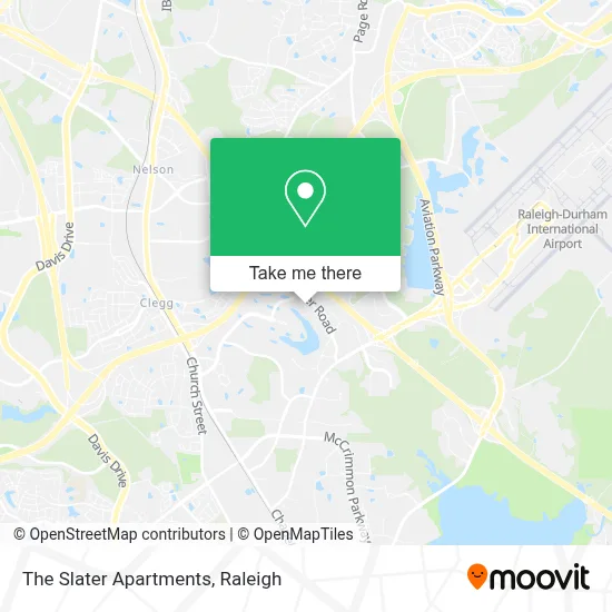 The Slater Apartments map