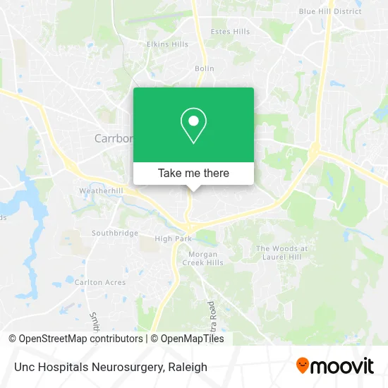 Unc Hospitals Neurosurgery map