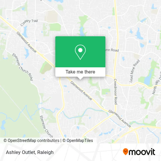Ashley Outlet map