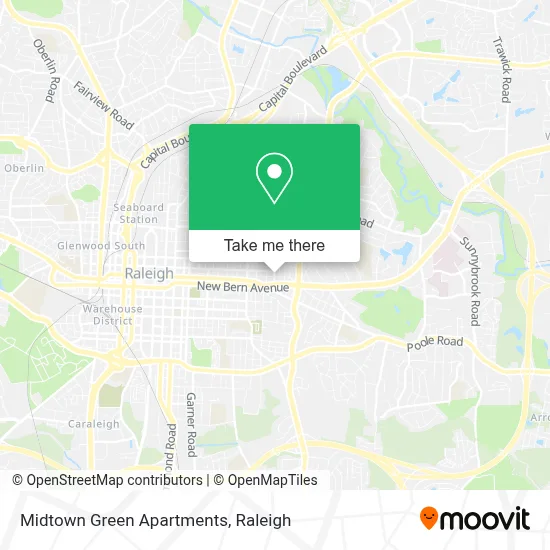 Midtown Green Apartments map