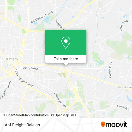 Abf Freight map