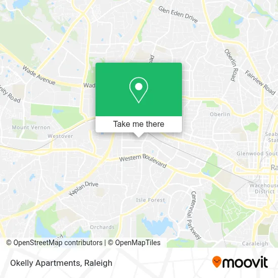 Okelly Apartments map