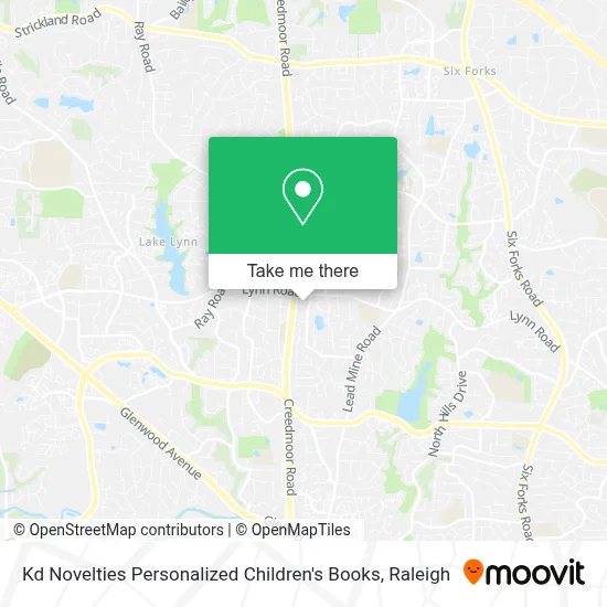 Kd Novelties Personalized Children's Books map