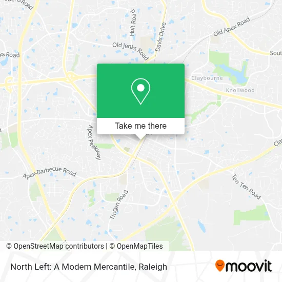 North Left: A Modern Mercantile map