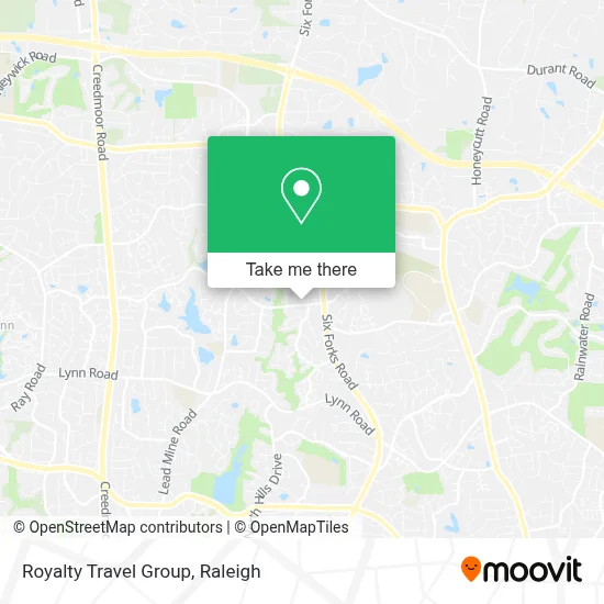 Royalty Travel Group map
