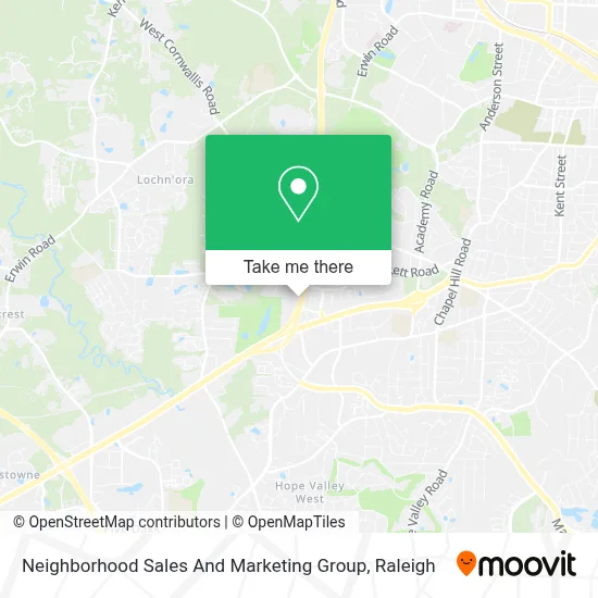 Neighborhood Sales And Marketing Group map