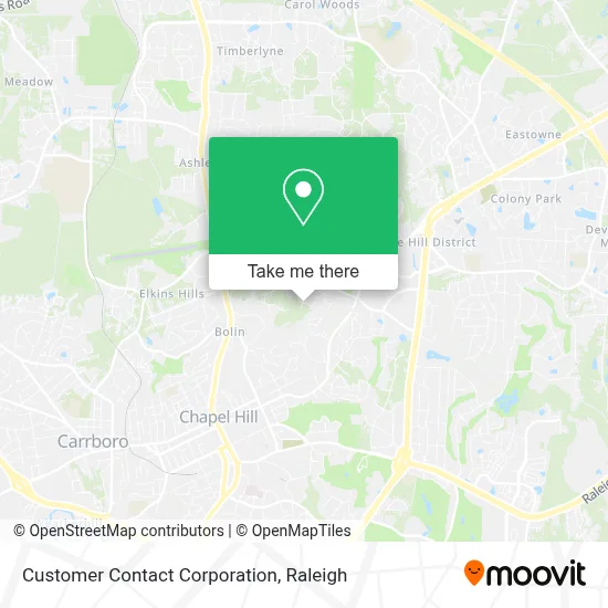 Customer Contact Corporation map
