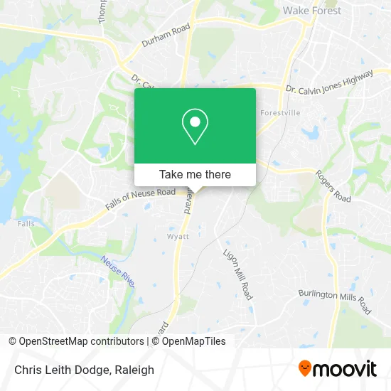 Chris Leith Dodge map