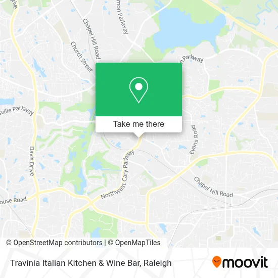 Travinia Italian Kitchen & Wine Bar map