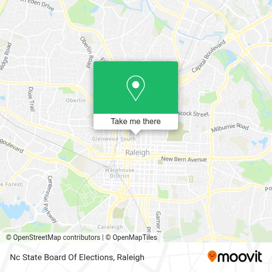 Nc State Board Of Elections map