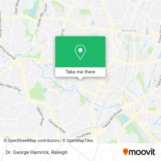 Dr. George Hamrick map