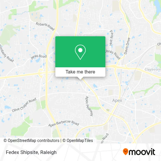 Fedex Shipsite map