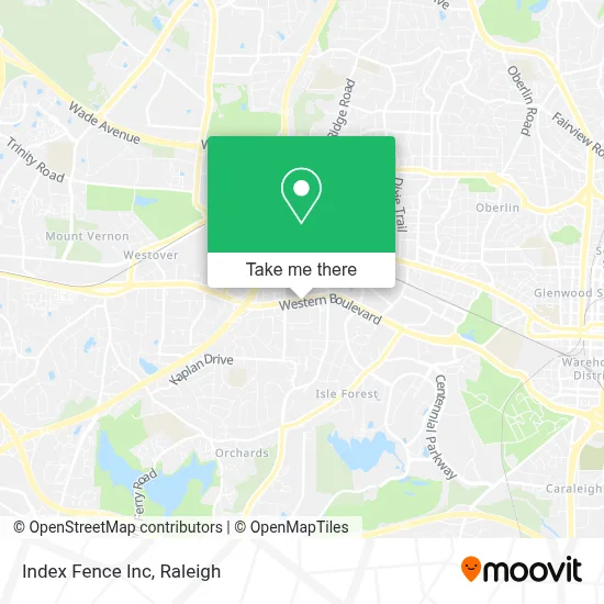 Index Fence Inc map