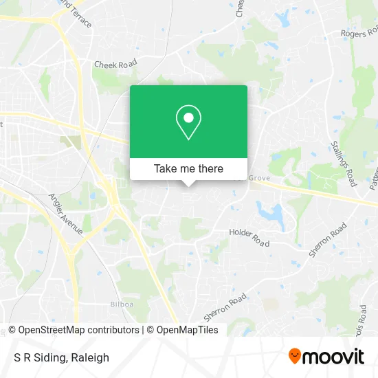 S R Siding map