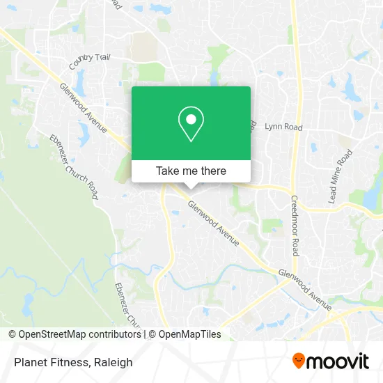Planet Fitness map