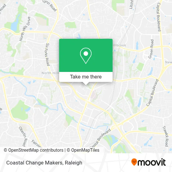 Coastal Change Makers map