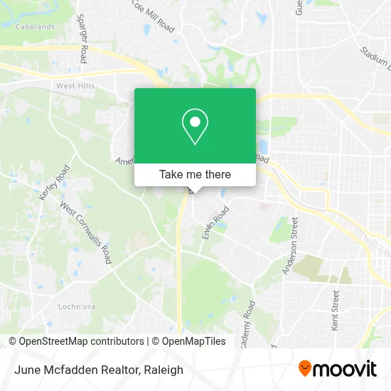June Mcfadden Realtor map